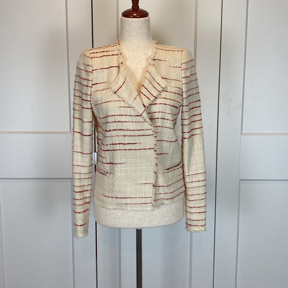 Isabel Marant Etoile Cream Striped Jacket - Picture 3 of 15